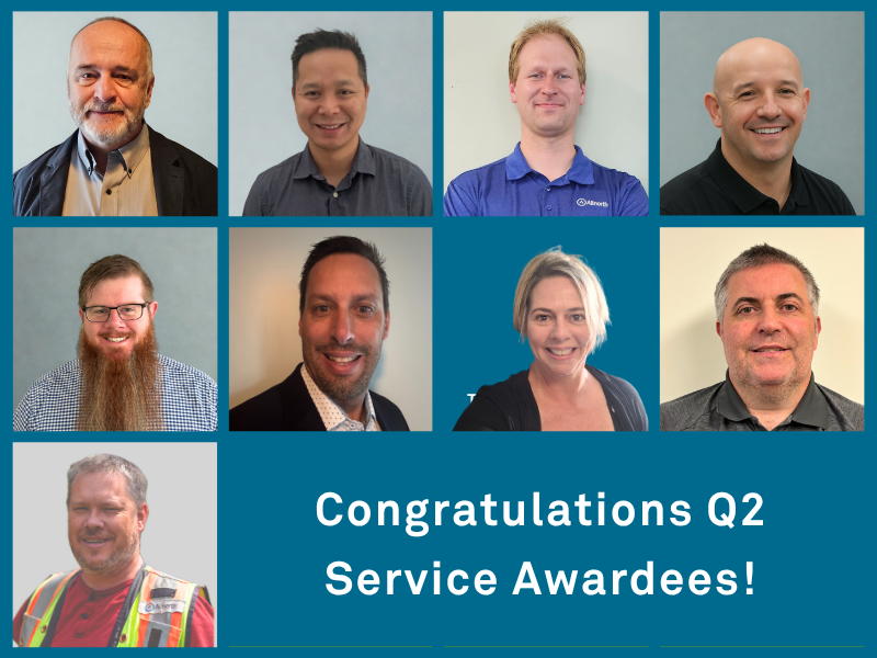 Q2 Service Award Recipients